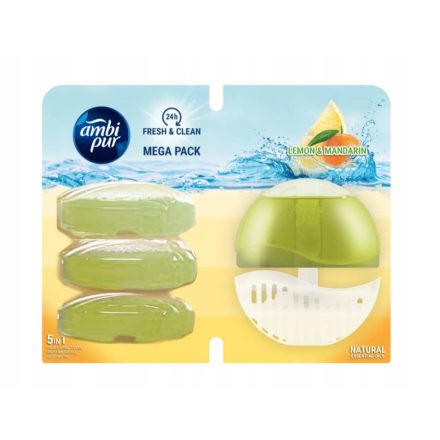 Ambi Pur wc illatosító+ut.4x55 ml Lemon&Mandarin