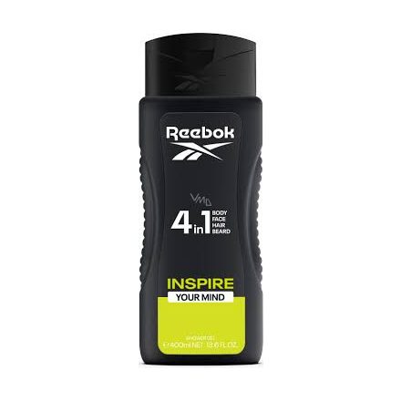 Reebok tusfürdő férfi 400 ml Inspire Your Mind 4in1
