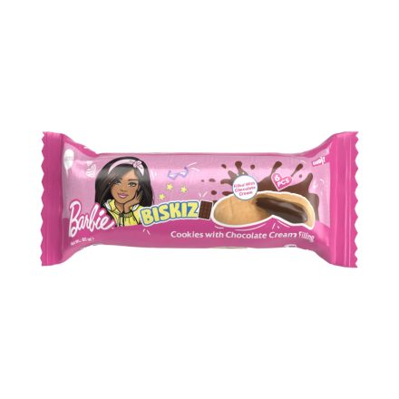 Biskiz kakaókrémmel töltött keksz 45g - Barbie