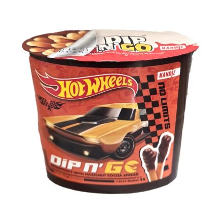 Dip N' Go Kakaós mogyorókrém és ropogós pálcikák 55g - Hot Wheels