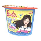 Dip N' Go Áfonyás tejturmixkrém és ropogós pálcikák 55g - Barbie