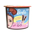 Dip N' Go Kakaós mogyorókrém robbanócukorral és ropogós pálcikák 55g - Barbie