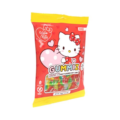 Gummiz Hearts - Szívecskés gumicukor 70g - Hello Kitty