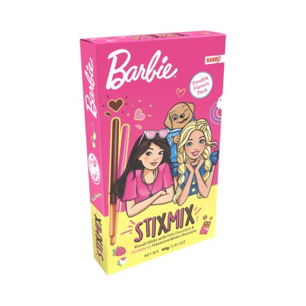 Ropi eper-és csokoládé ízű bevonattal 40g - Barbie