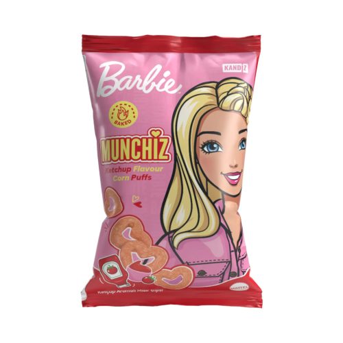 Munchiz kukorica puffancs Ketchup 35g - Barbie