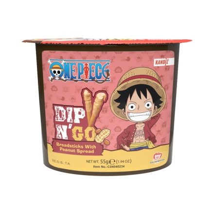 Dip N' Go Peanuts mogyorókrém és ropogós pálcikák 55g - One Piece