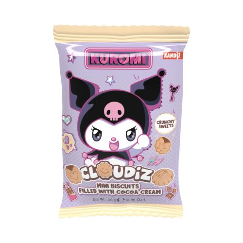 Cloudiz BAG mini keksz kakaókrémmel töltve 25g - Kuromi