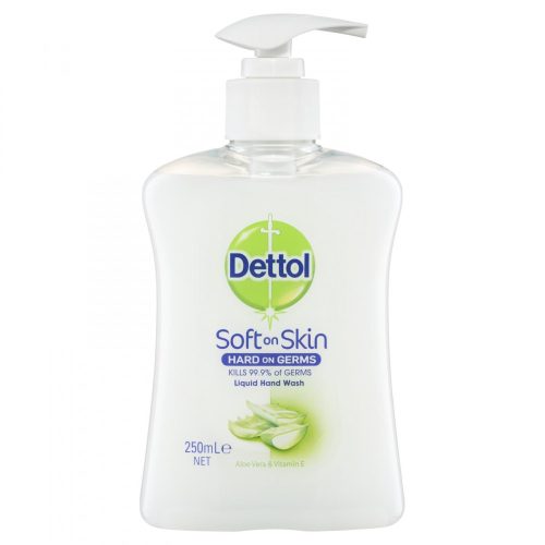 Dettol folyékony szappan pumpás 250 ml Soft on Skin Aloe Vera és E-vitamin