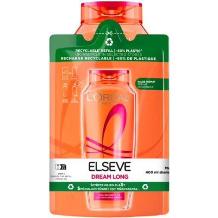 Elseve duopack sampon 400 ml + utántöltő 250 ml Dream Long