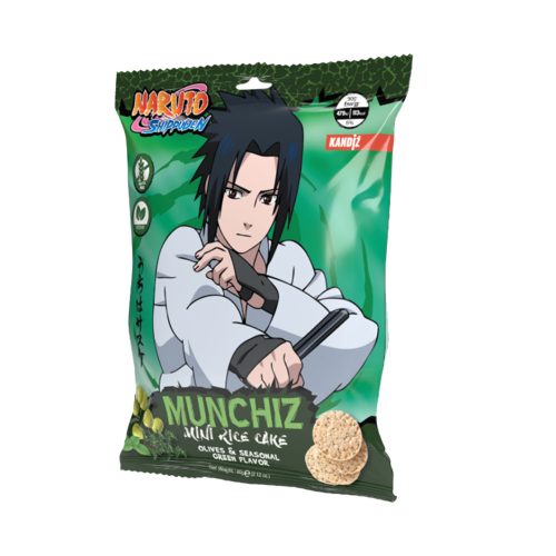 Naruto Munchiz mini rice cake - Rizs chips 60g Oliva és Oregánó ízzel