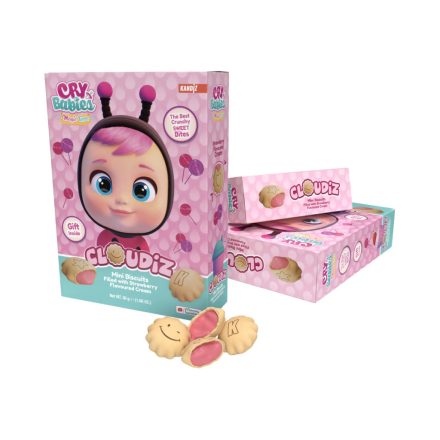 Cloudiz mini keksz eperkrémmel töltve 30g - Cry Babies Magic Tears