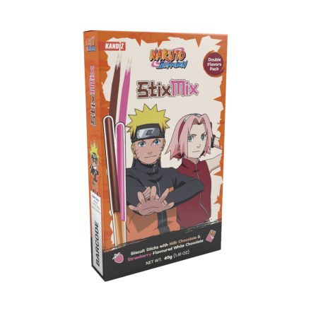 Ropi eper-és csokoládé ízű bevonattal 40g - Naruto