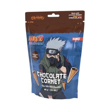 Fun Bites - Csokoládéval töltött tölcsér - 60g - Naruto