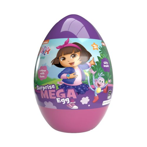   Mega Surprise Egg-Óriás meglepetés tojás persely 160g - Dora a felfedező