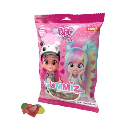 Gummiz Hearts - Szívecskés gumicukor 70g - Cry Babies BFF