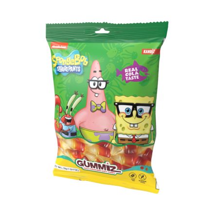 Gummiz Cola - Kólás gumicukor 70g - Spongyabob