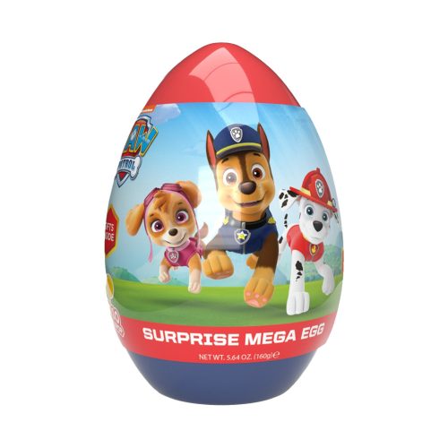 Mega Surprise Egg-Óriás meglepetés tojás persely 160g / Mancs Őrjárat (18 db/#)