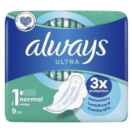 Always eü.betét 9 db Ultra/Free Day Normal Size 1