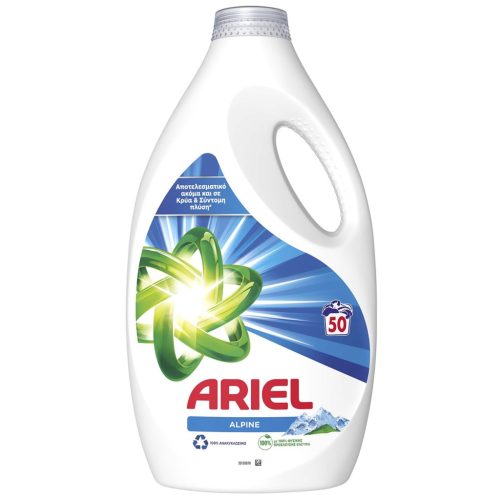 Ariel folyékony mosószer 50 mosás 2,5 l Alpine