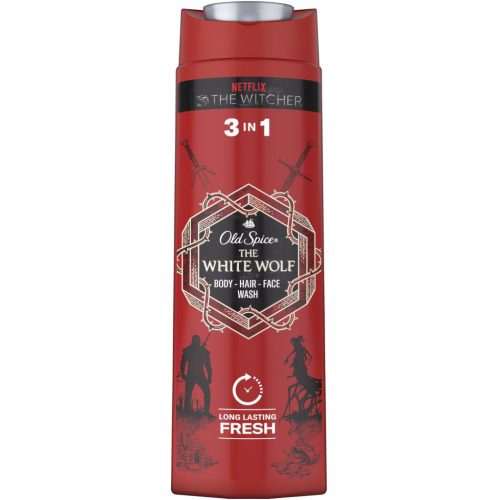 Old Spice tusfürdő 400 ml 3in1 White Wolf