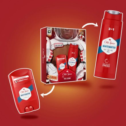 Old Spice ajándékcsomag Whitewater tusfürdő 250 ml+stift 50 ml