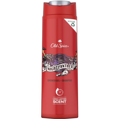 Old Spice tusfürdő 400 ml 3in1 Nightpanther