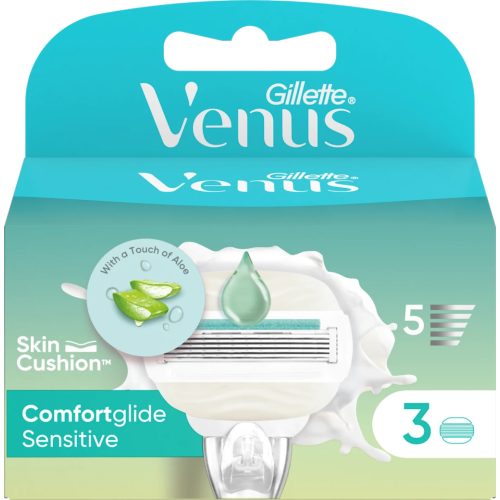 Gillette borotvabetét női 3 db Venus Comfortglide Sensitive