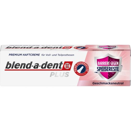 Blend A Dent műfogsorrögzítő krém 40 g Plus Premium Speisereste/Plus Food Barrie
