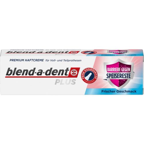 Blend A Dent műfogsorrögzítő krém 40 g Plus Premium Speisereste Frischer/Plus Fo