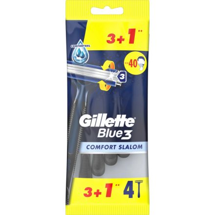 Gillette eldobható borotva 4 db Blue 3 Comfort Slalom
