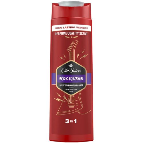Old Spice tusfürdő 400 ml 3in1 Rockstar/Tomorrowland