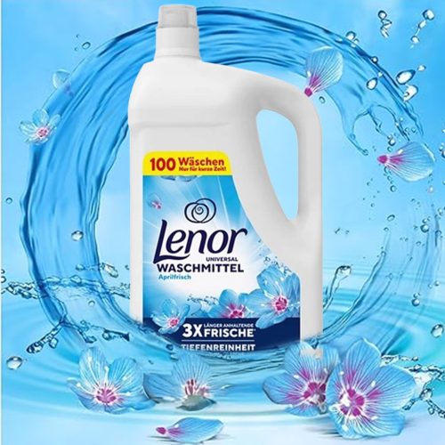 Lenor folyékony mosószer 100 mosás 5 l Aprilfrisch