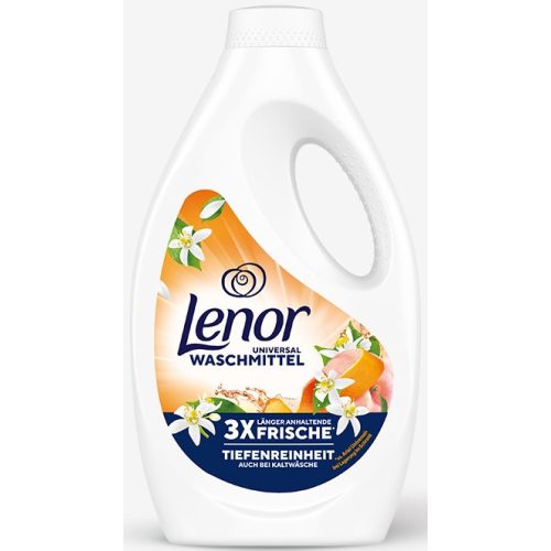 Lenor folyékony mosószer 25 mosás 1,25 l Orangenblüte&Pfirsich