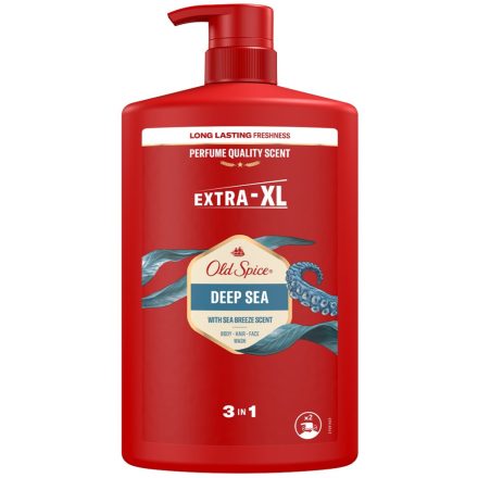 Old Spice tusfürdő pumpás 1 l Deep Sea 3in1