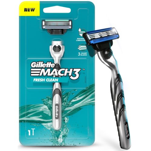 Gillette készülék+borotvabetét Mach3/Mach3 Fresh Clean