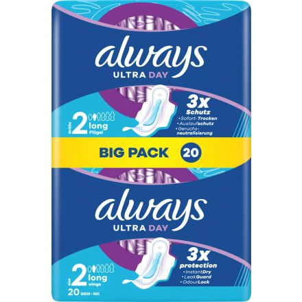 Always eü.betét 20 db Duo Ultra Day Long Size 2