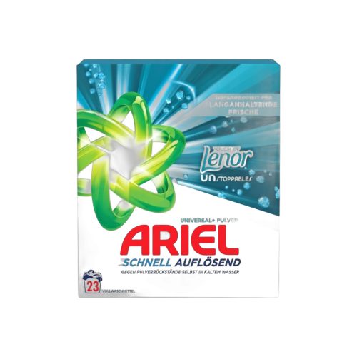 Ariel mosópor dobozos 23 mosás 1,265 kg Lenor Unstoppables