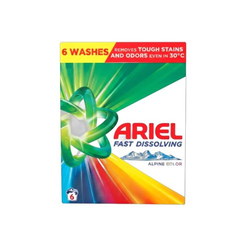 Ariel mosópor dobozos 6 mosás 330 g Alpine Color