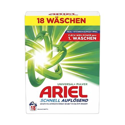 Ariel mosópor dobozos 18 mosás 990 g Universal