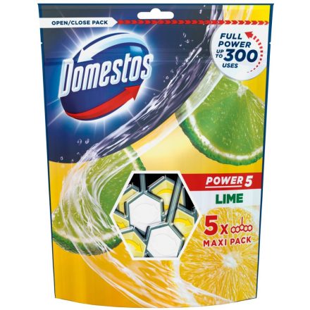 Domestos wc illatosító 5x55 g Power 5 Lime