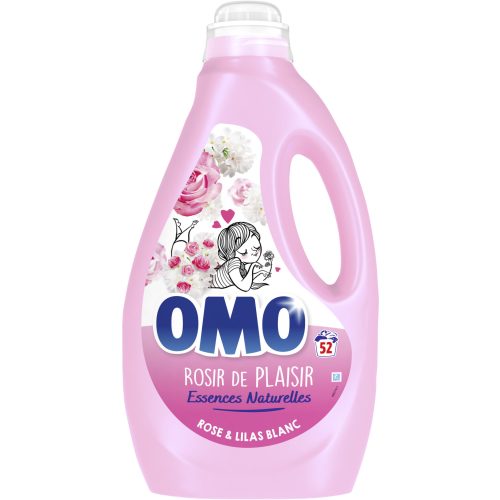 Omo folyékony mosószer 52 mosás 2,6 l Pink&White Lilac