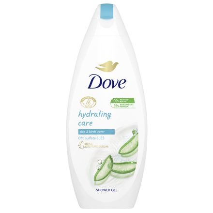 Dove tusfürdő 250 ml Hydrating Care 0%