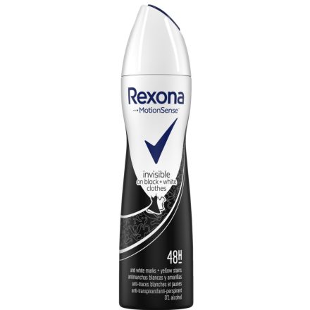 Rexona dezodor 150 ml Invisible B&W Clothes