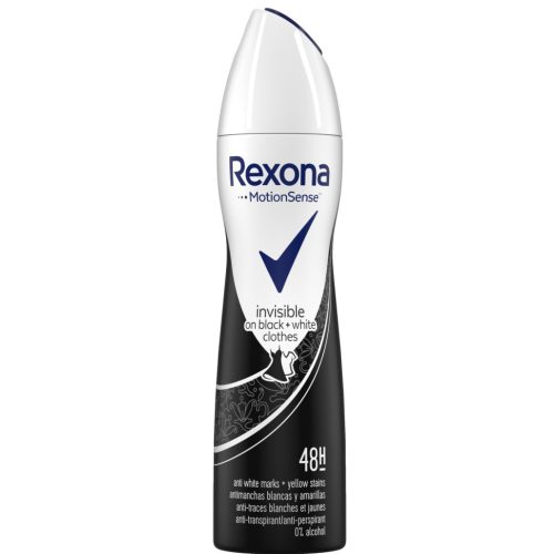 Rexona dezodor 150 ml Invisible B&W Clothes