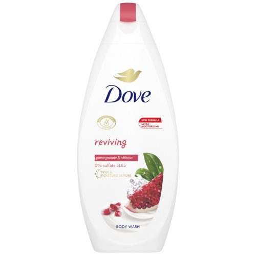 Dove tusfürdő 225 ml Reviving Pomegranate&Hibiscus Tea 0% Sulfate