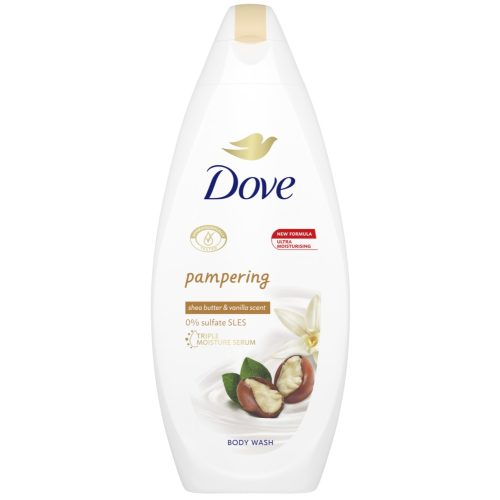 Dove tusfürdő 225 ml Pampering Shea Butter&Vanilla 0% Sulfate
