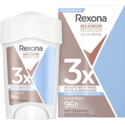 Rexona stift dobozos 45 ml Maximum Protection Clean Scent anti-perspirant