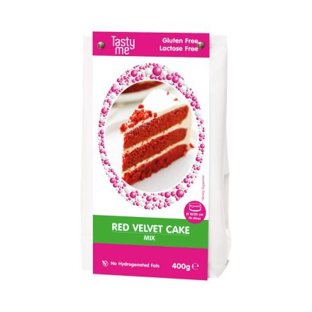 Tasty me glutén- és laktózmentes vörös bársonytorta mix 400g