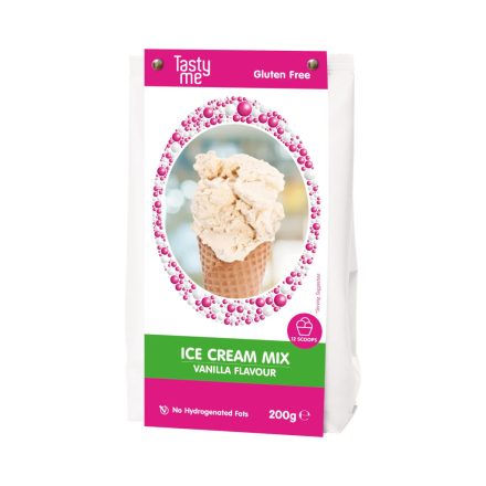 Tasty me gluténmentes fagyi mix - vanília 200g
