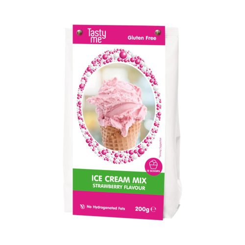 Tasty me gluténmentes fagyi mix - eper 200g